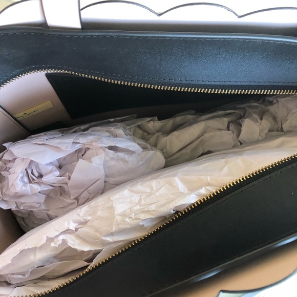 NWT Kate Spade Mina Magnolia Leather handbag black - Picture 6 of 8